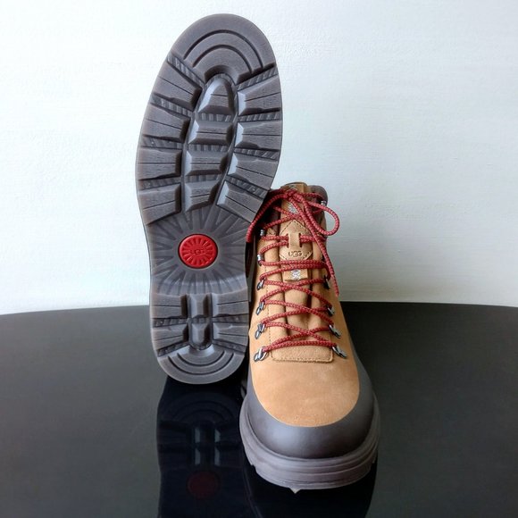 UGG Men's Biltmore Waterproof Suede Boot in Cool & Popular UGG Chestnut Color - Picture 13 of 16